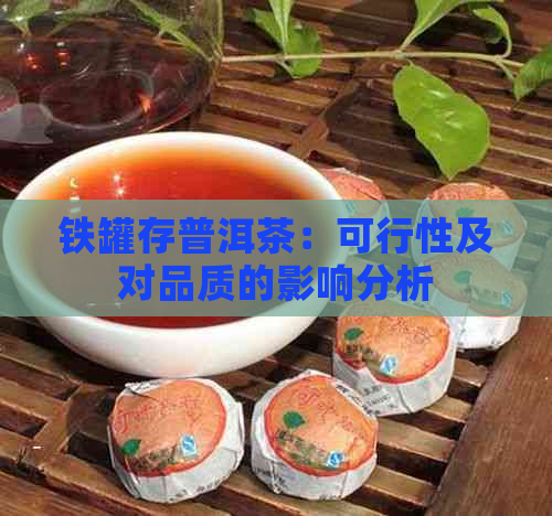 铁罐存普洱茶：可行性及对品质的影响分析