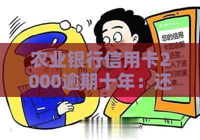 农业银行信用卡2000逾期十年：还款总额与影响解析