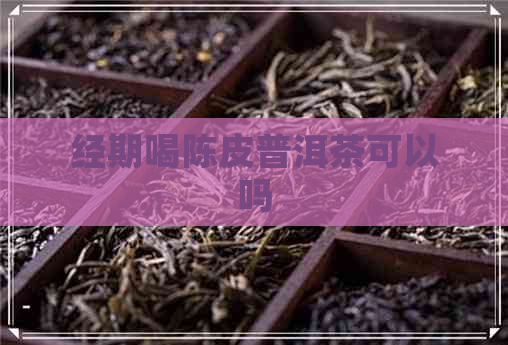 经期喝陈皮普洱茶可以吗