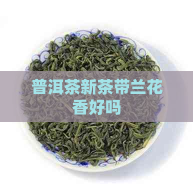 普洱茶新茶带兰花香好吗