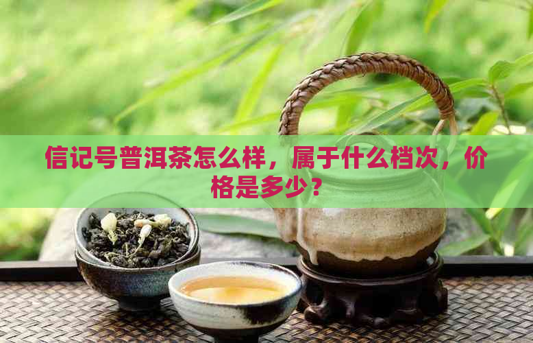 信记号普洱茶怎么样，属于什么档次，价格是多少？