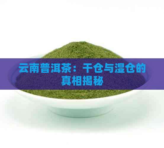 云南普洱茶：干仓与湿仓的真相揭秘