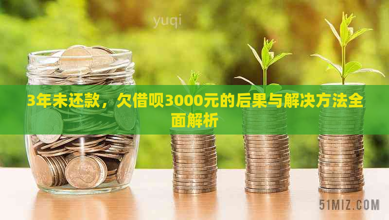 3年未还款，欠借呗3000元的后果与解决方法全面解析