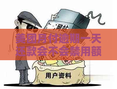 美团月付逾期一天还款会不会禁用额度：对征用卡使用的影响