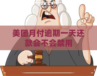 美团月付逾期一天还款会不会禁用