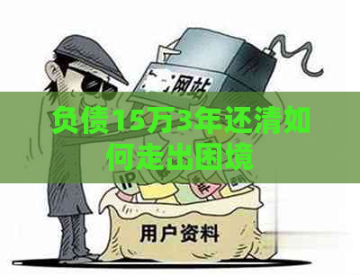 负债15万3年还清如何走出困境