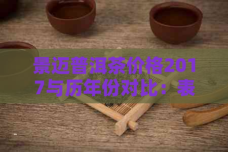 景迈普洱茶价格2017与历年份对比：表及解析，包括2022生茶与1974年的价