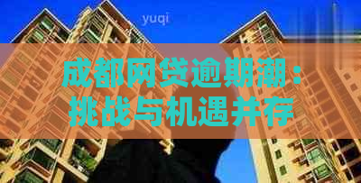 成都网贷逾期潮：挑战与机遇并存