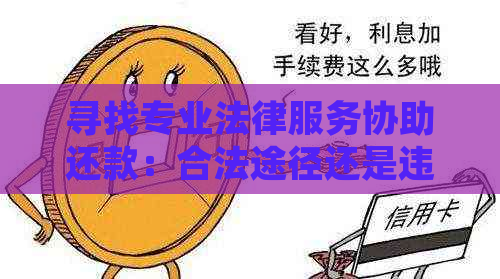 寻找专业法律服务协助还款：合法途径还是违法行为？