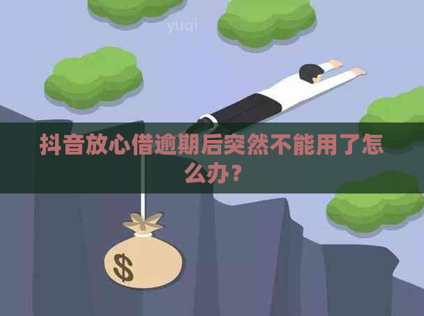 抖音放心借逾期后突然不能用了怎么办？