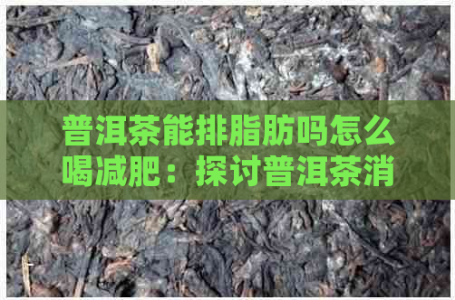 普洱茶能排脂肪吗怎么喝减肥：探讨普洱茶消脂效果及饮用方式