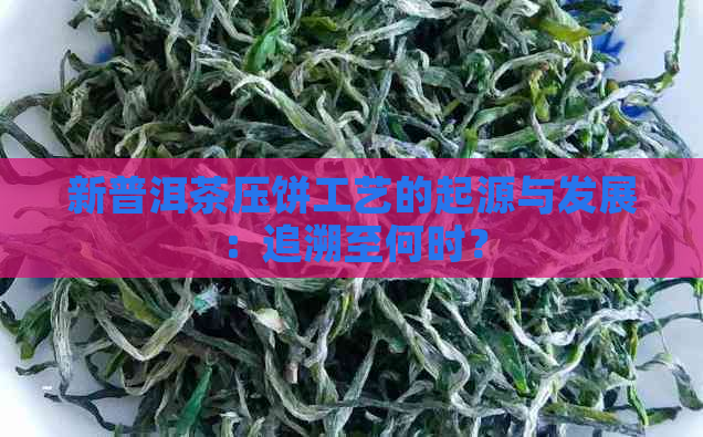 新普洱茶压饼工艺的起源与发展：追溯至何时？