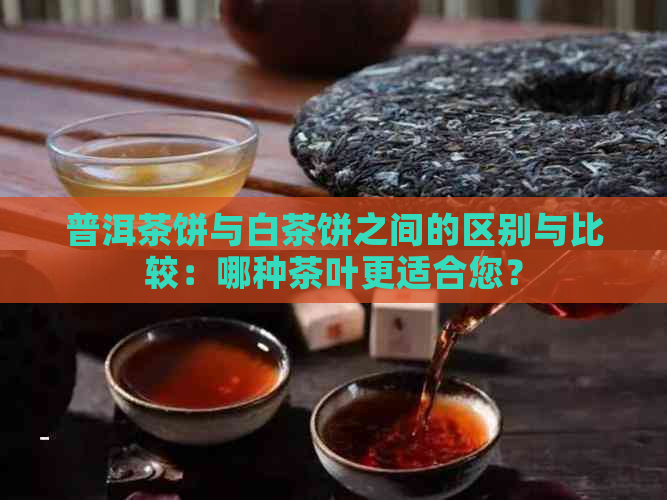 普洱茶饼与白茶饼之间的区别与比较：哪种茶叶更适合您？