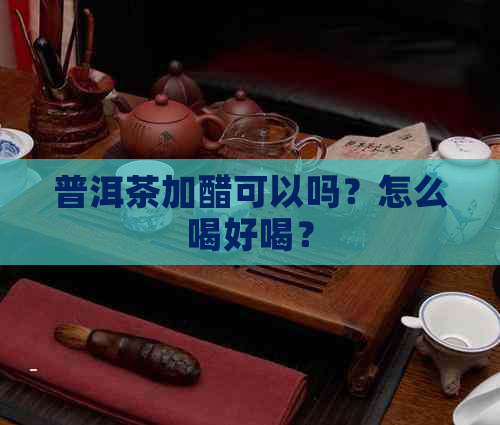 普洱茶加醋可以吗？怎么喝好喝？