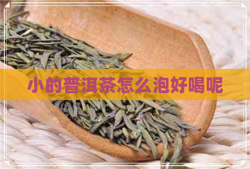 小的普洱茶怎么泡好喝呢