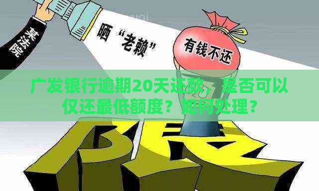 广发银行逾期20天还款，是否可以仅还更低额度？如何处理？