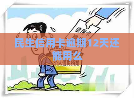 民生信用卡逾期12天还能用么