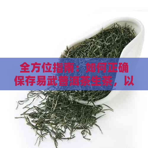 全方位指南：如何正确保存易武普洱茶生茶，以确保其品质和口感不受影响