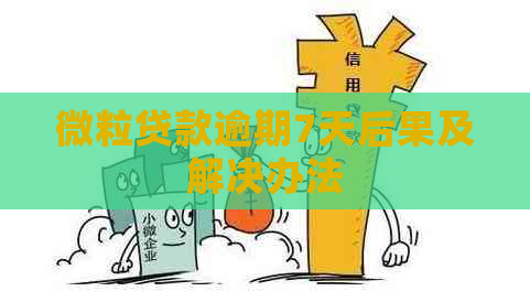 微粒贷款逾期7天后果及解决办法