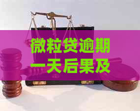 微粒贷逾期一天后果及宽限期：逾期一天后能否再次借款、如何避免逾期影响？