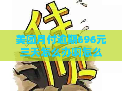 美团月付逾期696元三天怎么办啊怎么解决，后续还款是否受影响？