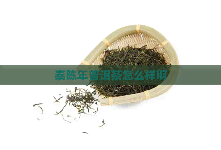 泰陈年普洱茶怎么样啊