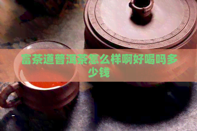 富茶道普洱茶怎么样啊好喝吗多少钱