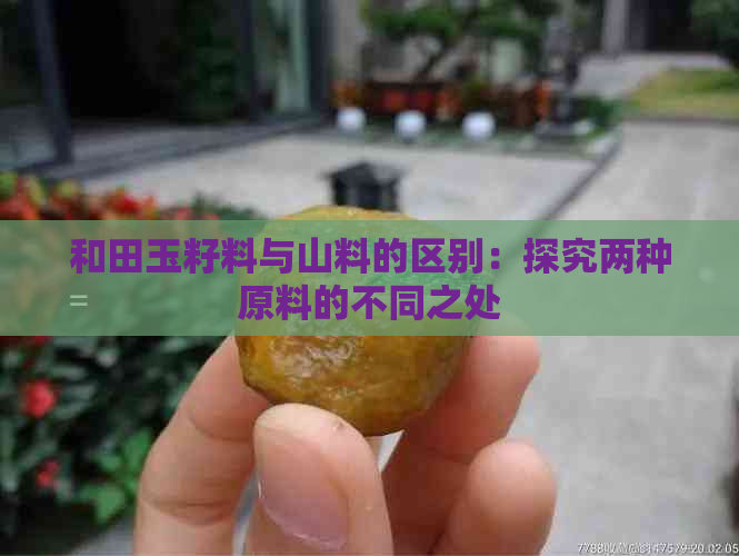 和田玉籽料与山料的区别：探究两种原料的不同之处