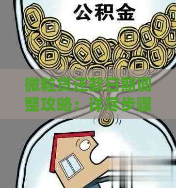 微粒贷还款日期调整攻略：详尽步骤与注意事项