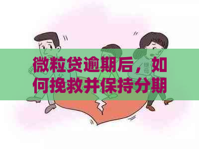 微粒贷逾期后，如何挽救并保持分期还款通道畅通？