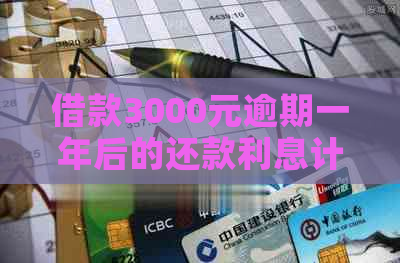 借款3000元逾期一年后的还款利息计算方法与总费用解析