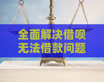 全面解决借呗无法借款问题：探究影响因素与可行解决方案