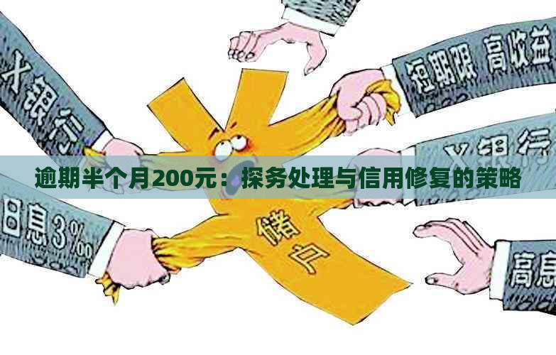 逾期半个月200元：探务处理与信用修复的策略