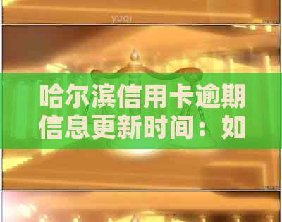 哈尔滨信用卡逾期信息更新时间：如何避免影响信用评分