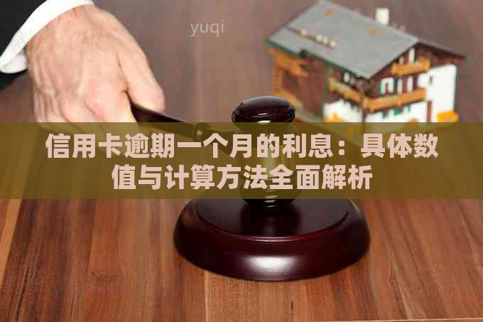 信用卡逾期一个月的利息：具体数值与计算方法全面解析