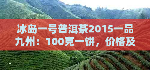 冰岛一号普洱茶2015一品九州：100克一饼，价格及冰岛2016普洱茶相关信息。