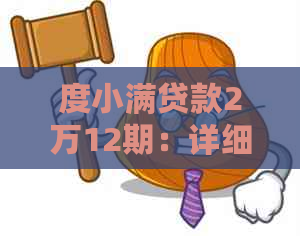 度小满贷款2万12期：详细利息解析与计算