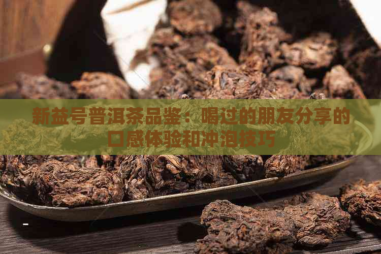 新益号普洱茶品鉴：喝过的朋友分享的口感体验和冲泡技巧