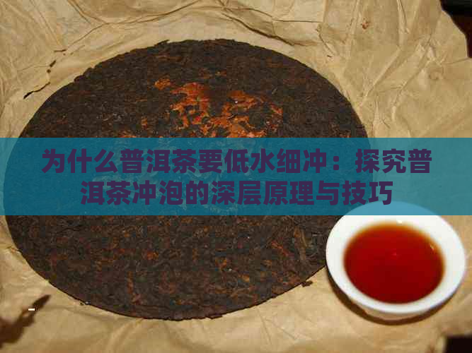 为什么普洱茶要低水细冲：探究普洱茶冲泡的深层原理与技巧