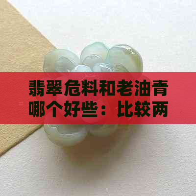 翡翠危料和老油青哪个好些：比较两种石头的优劣