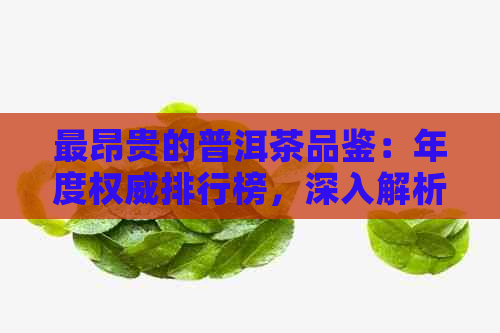 最昂贵的普洱茶品鉴：年度权威排行榜，深入解析各类名贵茶品