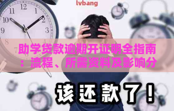 助学贷款逾期开证明全指南：流程、所需资料及影响分析