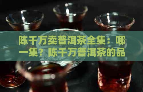 陈千万卖普洱茶全集：哪一集？陈千万普洱茶的品种、价格和购买渠道全面解析