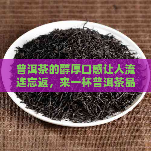 普洱茶的醇厚口感让人流连忘返，来一杯普洱茶品味岁月静好