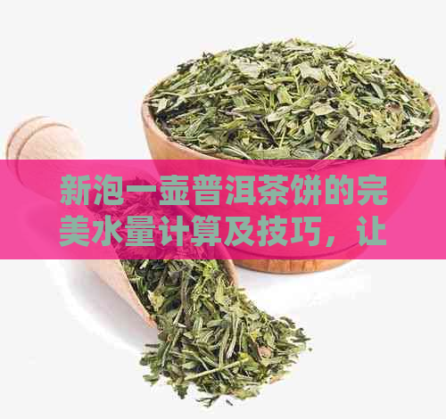 新泡一壶普洱茶饼的完美水量计算及技巧，让你品尝到口感！