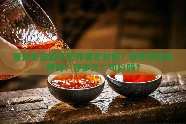 普洱茶放罐子里存需密封吗？要使用塑料袋吗？存多久？可以吗？