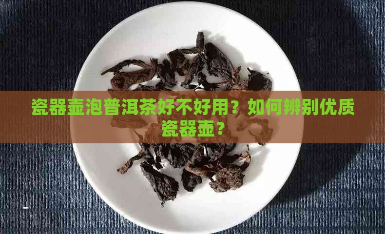 瓷器壶泡普洱茶好不好用？如何辨别优质瓷器壶？