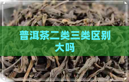 普洱茶二类三类区别大吗