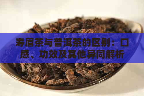 寿眉茶与普洱茶的区别：口感、功效及其他异同解析