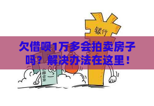 欠借呗1万多会拍卖房子吗？解决办法在这里！